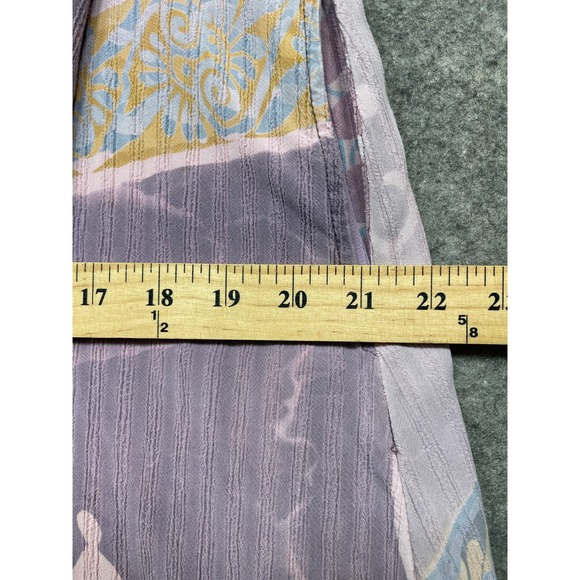 Mission Canyon Santa Barbara Layered Maxi Dress Purple Large Lagenlook Artsy - Picture 12 of 14